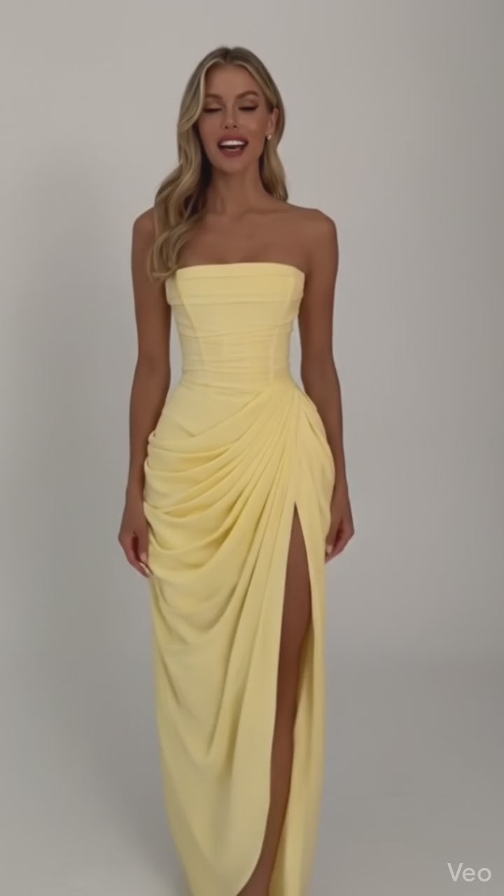 Vestido Satinado Soireé d'Or – Edición Limitada
